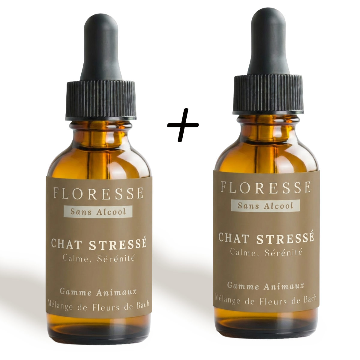 Fleurs de Bach Chat Stressé Sans Alcool