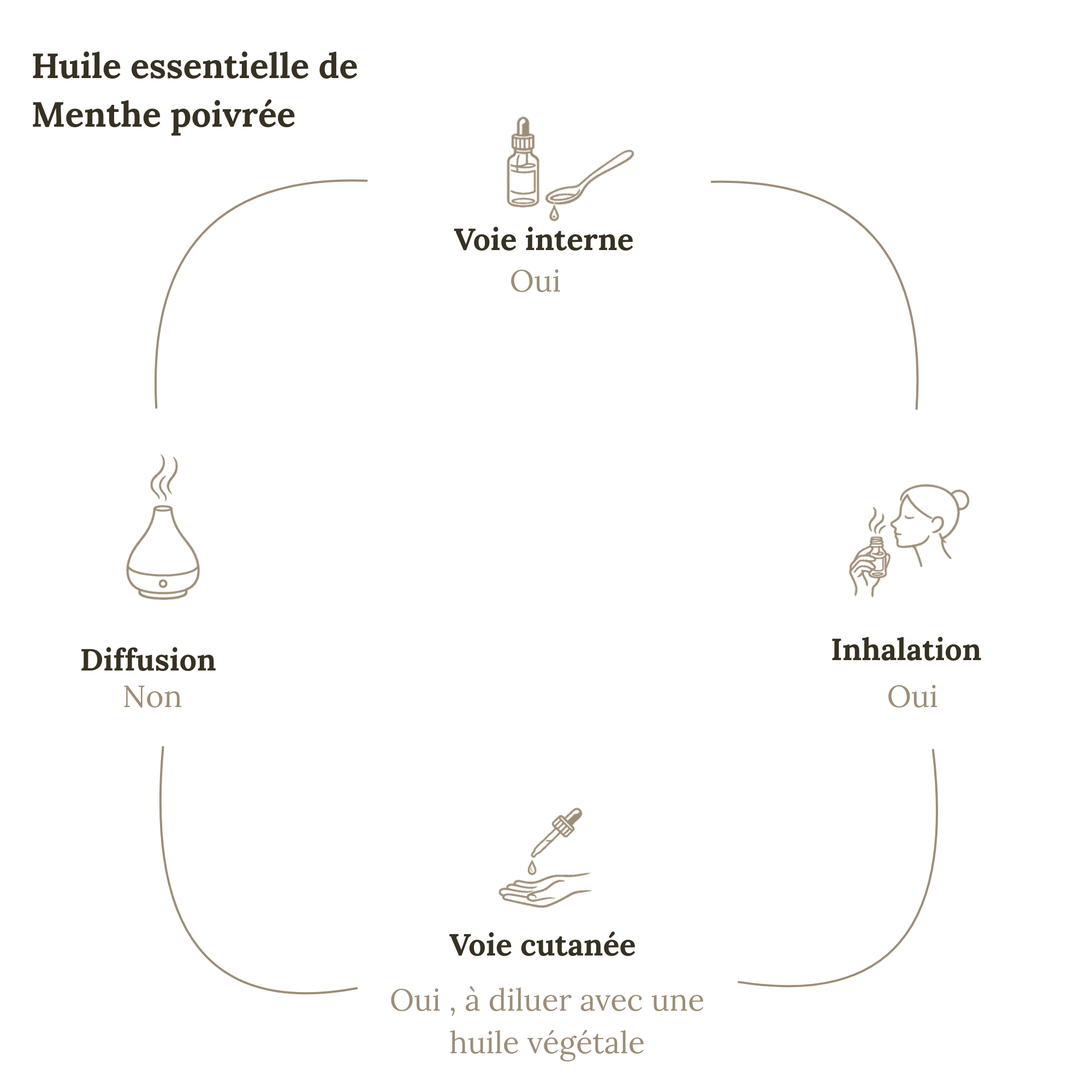 Huile essentielle MENTHE POIVRÉE