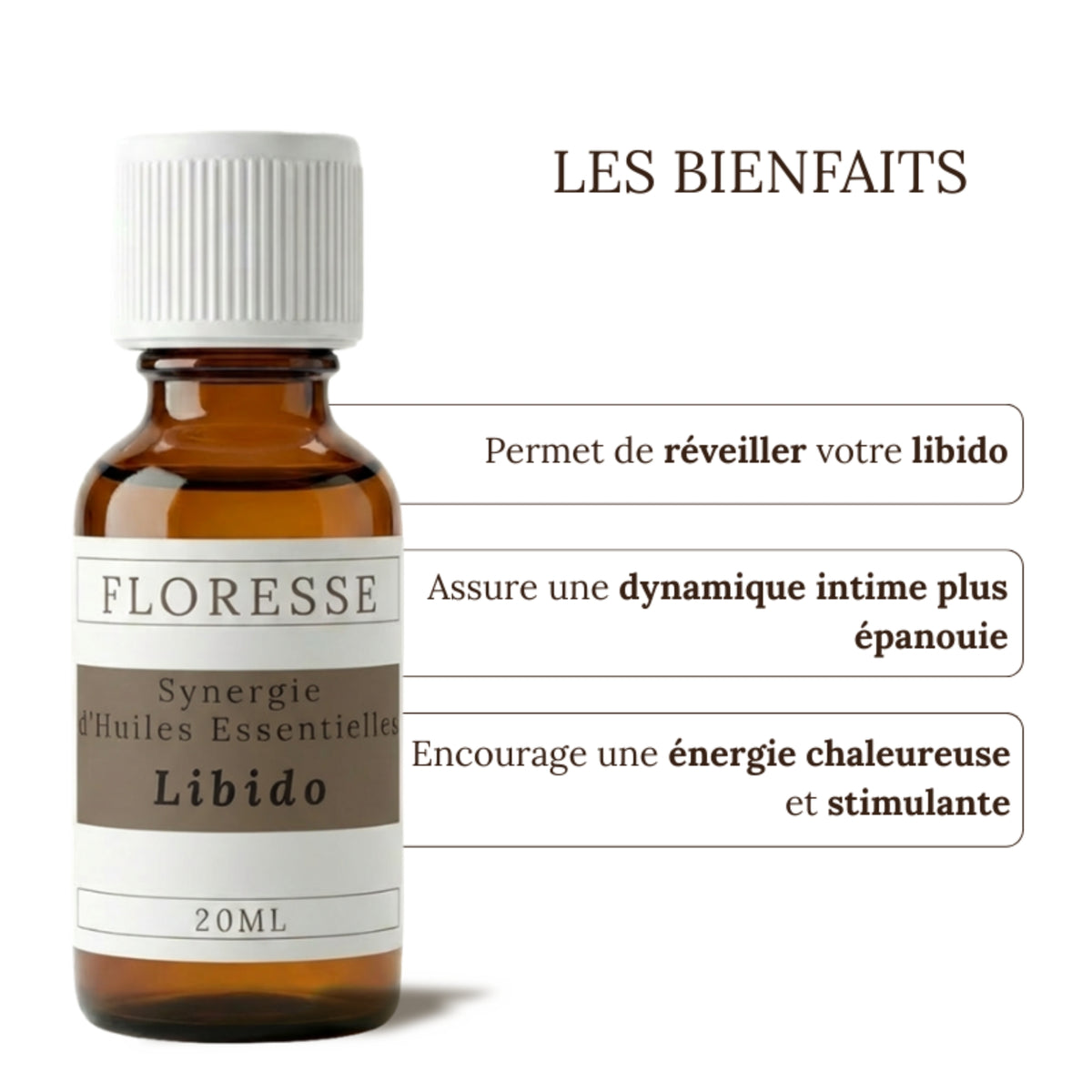 LIBIDO - Mélange d'Huiles essentielles - 20 ML