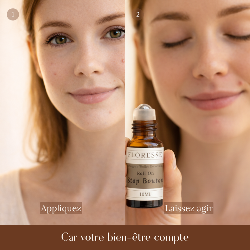 STOP BOUTON - Mélange d'Huiles essentielles - Roll-on - 10 ML