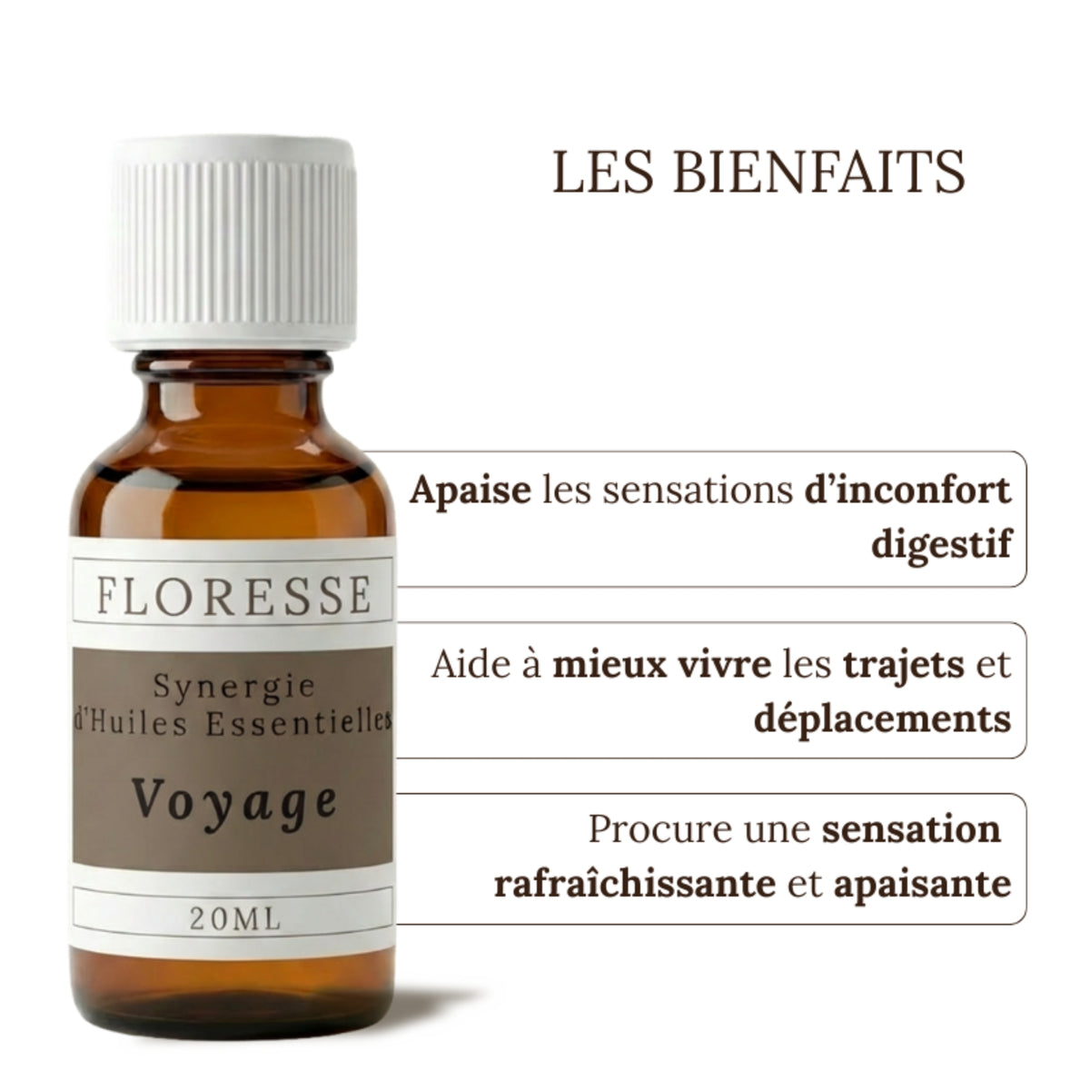 TRANSPORT - Mélange d'Huiles essentielles en diffusion  - 20 ML